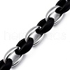 Handmade Spray Painted CCB Plastic Cable Chains AJEW-JB00739-02-2