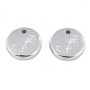 Non-Tarnish 316 Surgical Stainless Steel Charms STAS-S116-418J-P-2