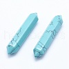 Synthetic Green Turquoise No Hole Faceted G-G760-J09-02-2