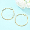 Ion Plating(IP) 304 Stainless Steel Hoop Earrings EJEW-N0016-11G-F-1
