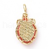 Opaque Resin Pendants KK-G406-51G-01-2