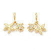 Brass Micro Pave Cubic Zirconia Pendants X-KK-N271-09G-1