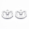 Rack Plating Alloy Pendants ENAM-N055-059P-2