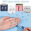 Unicraftale 100 Pairs 316 Surgical Stainless Steel Earring Hooks STAS-UN0058-55-6