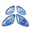 4Pcs Transparent Epoxy Resin Butterfly Wings Pendants RESI-C057-01C-1
