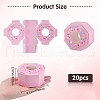Hexagon Donut Cardboard Boxes CON-WH0019-18A-2
