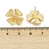 Brass Stud Earring Findings KK-Z099-05G-02-3