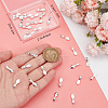 Beebeecraft 30Pcs Alloy Pinch Bails FIND-BBC0001-72A-3
