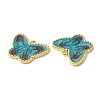 304 Stainless Steel Enamel Pendants STAS-K256-02G-01-2