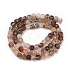 Natural Aquamarine & Rutilated Quartz & Prehnite Beads Strands G-RM2025-C44-G-3