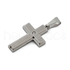 304 Stainless Steel Rhinestone Pendants STAS-G346-47A-P-2