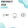 Unicraftale 200Pcs Ring 304 Stainless Steel Spacer Beads STAS-UN0058-87C-P-3
