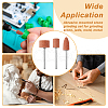 DICOSMETIC 60Pcs 3 Style Aluminium Oxide Abrasive Sanding Drill Bit for Rotary Tool Accessories TOOL-DC0001-08-6