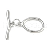 Brass Toggle Clasps KK-K391-09P-1