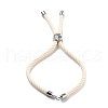 Twisted Nylon Cord Silder Bracelets DIY-B066-03P-28-2