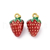 304 Stainless Steel Enamel Pendants STAS-B085-42G-03-1