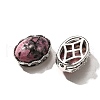 Natural Rhodonite Multi-Strand Links KK-M304-03P-09-2