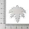 304 Stainless Steel Pendants STAS-S155-01P-02-3