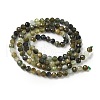 Natural Green Tourmaline Beads Strands G-RM241221-B34-4