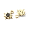 Alloy Glass Pendants PALLOY-S188-10G-2