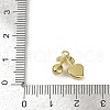 Brass Plastic Pearl Charms KK-M322-50G-3