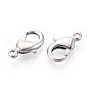 Brass Lobster Claw Clasps KK-YW0004-01C-P-2