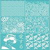 Self-Adhesive Silk Screen Printing Stencil DIY-WH0338-012-1