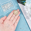 Beebeecraft 600Pcs 3 Styles Brass Spacer Beads KK-BBC0011-70S-3