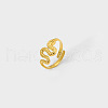 Luxury Snake Stainless Steel Open Cuff Rings OI8579-1