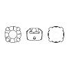 Preciosa® MAXIMA Crystal in Sew-On Cup Y-PRC-SS29-50000-G-2