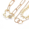 Double Layer Necklaces & Chain Necklaces Sets NJEW-JN02764-02-2
