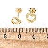 304 Stainless Steel Stud Earrings EJEW-Q028-03C-G-3