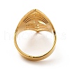 Ion Plating(IP) 201 Stainless Steel Wide Eye Adjustable Ring for Women RJEW-F131-04G-3