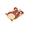 Alloy Enamel Pendants ENAM-D301-01G-01-2
