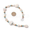 Natural Sea Shell Beads Hanging Ornaments HJEW-JM02985-3