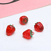 Transparent Resin Imitation Fruit Pendants INS-PW0001-02C-01-1