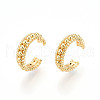 Brass Cuff Earrings KK-T074-43G-2