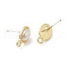 Alloy Stud Earring Findings FIND-I033-06G-2