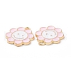 Alloy Enamel Pendants PALLOY-D015-07A-3