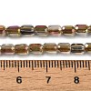 Electroplate Glass Beads Strands EGLA-D031-01-15-4