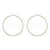 304 Stainless Steel Big Hoop Earrings EJEW-F105-02G-A-1
