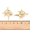 304 Stainless Steel Pendants STAS-T065-05G-3