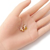 2Pcs Brass Enamel Charms KK-YW0001-72-4