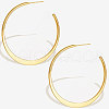 304 Stainless Steel European American Fashion Ring Stud Earrings NG8723-2-2