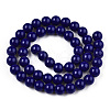 Opaque Solid Color Glass Beads Strands X-GLAA-T032-P8mm-03-3