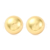 Half Round 304 Stainless Steel Stud Earrings EJEW-A125-80F-G-4