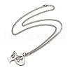 201 Stainless Steel Necklaces NJEW-Q336-01P-P-2