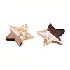 Resin & Walnut Wood Pendants RESI-T057-38M-3