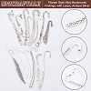 Unicraftale 14Pcs 14 Styles Tibetan Style Alloy Bookmarks Findings AJEW-UN0001-69-5