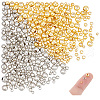 Unicraftale 400Pcs 8 Colors Rack Plating Brass Spacer Beads FIND-UN0004-40-1